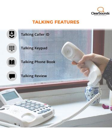 ClearSounds CSC600 UltraClear Amplified Corded Phone with Medical Emergency Buttons - Single-Line Operation  AC Powered - Buy Online on GoSupps.com
