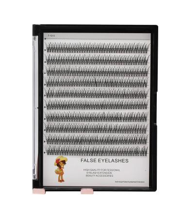 Large Nature Long Fishtail Design False Eyelashes - 3D Black Soft & Lightweight Volume Cluster Lashes (8-16mm Options - Buy Online on GoSupps.com