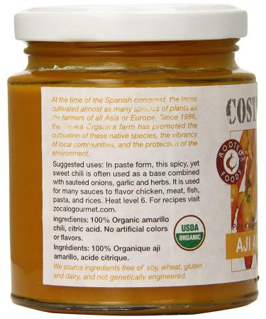 Zcalo Peru Organic Aji Panca Paste - 8oz | Authentic Peruvian Flavor - Buy Online on GoSupps.com