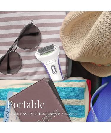 Remington WDF5030ACDN Smooth & Silky Electric Shaver for Women - White/Purple - Buy Online on GoSupps.com