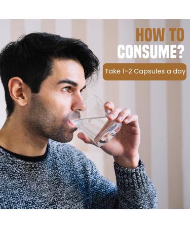 Pure Ashwagandha Capsules 500mg for Energy | Only Ashwagandha Root Extract Supplement | Immunity & Strength | 60 Caps Ashwagandha-60Capsule 60 Count (Pack of 1) - Buy Online on GoSupps.com