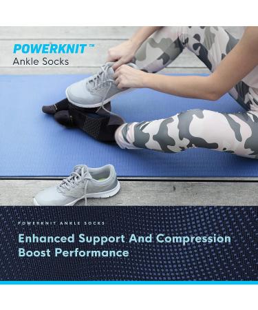 Copper Compression Ankle Sport Socks - 3 Pairs (Men & Women) - Small Size - Multicolor - Buy Online on GoSupps.com