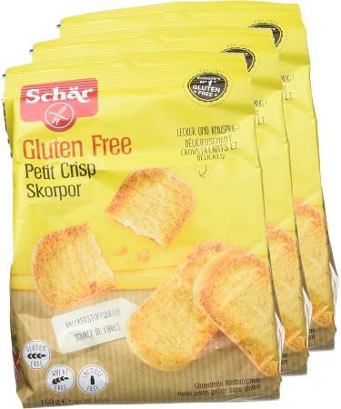 Sharp Petit Crisp Gluten Free Swedish Toasted Buns 150 g - Pack of 3 - Buy Online on GoSupps.com