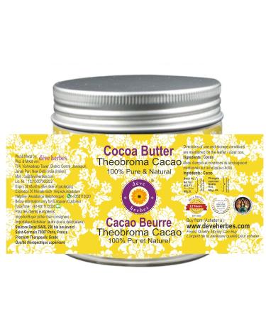 Buy Deve Herbes Pure Cocoa Butter - 100% Natural Therapeutic Grade | 50g - International Shipping Available - Buy Online on GoSupps.com