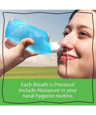 Nasopure Nasal Wash Refill Kit - Sinus Relief & Allergy Relief with 20 Salt Packets - Buy Online on GoSupps.com