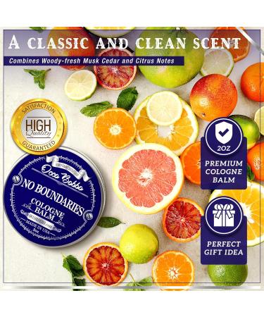 Occo Bobbo No Boundaries Solid Cologne - Classic and Clean Scent that Combines Woody-Fresh Musk Cedar and Citrus Notes - Made In The USA - All-Natural Ingredients - 2 oz No Boundaries 2 Ounce (Pack of 1) - Buy Online on GoSupps.com