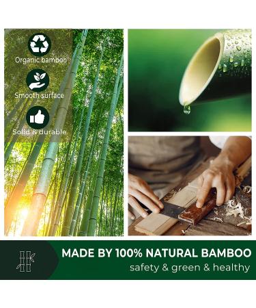 RENOOK Bamboo Back Scratcher - Curved Long Handle 3 PCS Wooden Scratchers for Men, Women & Kids - Body Itching Assistant - Novel Gifts - Oversize 3 PCS - Buy Online on GoSupps.com