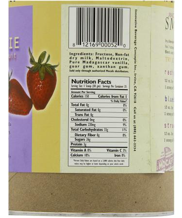 MOCAFE Madagascar Vanilla Smoothie Mix - 3lb Tin | Instant Frappe Mix | Coffee House Quality - Buy Online on GoSupps.com