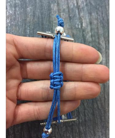 Infinity Basketball Bracelet - Blue & Silver Charm Jewelry Gift - Buy Online on GoSupps.com