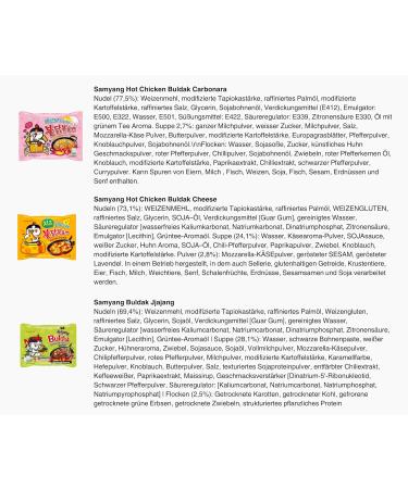 Buy EasyCookAsia Samyang Buldak Ramen Set | Spicy Korean Noodles with Recipe Card | International Shipping | 14 Packs - Buy Online on GoSupps.com