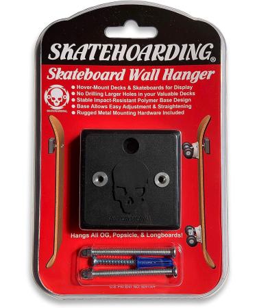 SkateHoarding HoverMount Skateboard Wall Hanger Rack - Display Your Skateboard in Style - Buy Online on GoSupps.com