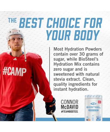 BioSteel Hydration Mix Great Tasting Hydration White Freeze Flavour 45 Servings per Tub & Hydration Mix Great Tasting Hydration with Zero Sugar Peach Mango Flavour 45 Servings per Tub 315 g (Pack of 1) Hydration Mix + Hydration Mix Peach Mango - Buy Online on GoSupps.com