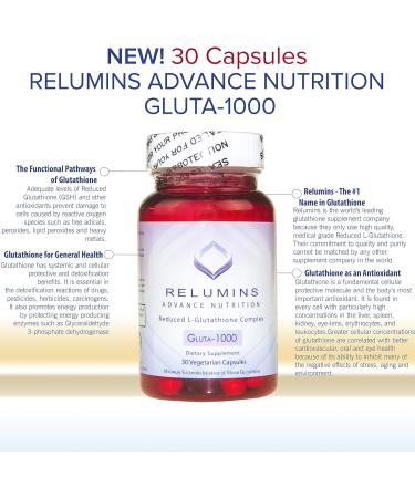 Relumins Gluta 1000 Vitamin C MAX & Booster Capsules - Pack of 3 Bottles - Buy Online on GoSupps.com
