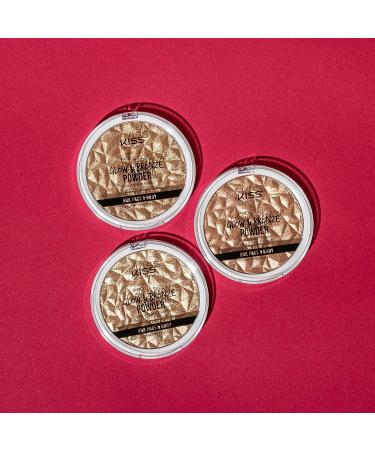 KISS Pro Touch Glow & Bronze Powder - Deep Shade for Face & Body - Buy Online on GoSupps.com