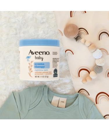 Aveeno Baby Eczema Therapy Nighttime Balm - Travel Size 1 oz (2 Pack) | Soothes Baby's Skin - Buy Online on GoSupps.com