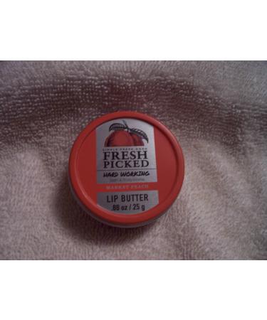 Bath and Body Works Fresh Picked Market Peach Lip Butter .88 oz