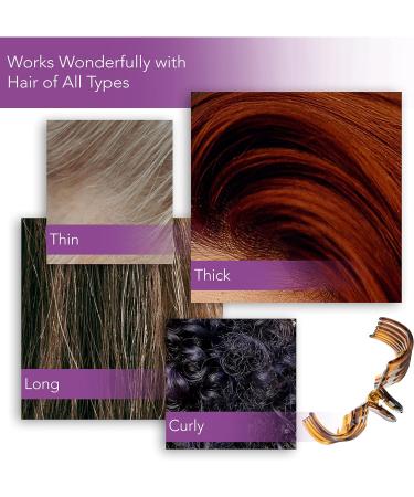 Byutish Hair Claw Clips for Thick Hair - 6 Pcs Anti-Slip Strong Grip Clips for Straight, Curly, & Wavy Hair - Buy Online on GoSupps.com