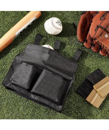 Dunzy Umpire Ball Bag & Wood Handle Brush Set | Baseball Umpire Equipment Kit - Buy Online on GoSupps.com