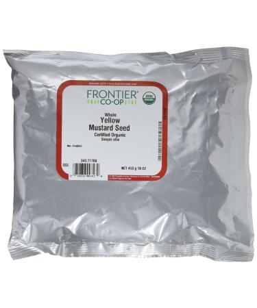 Mustard seed yellow whole org 1 Pound (Pack of 2) - Buy Online on GoSupps.com