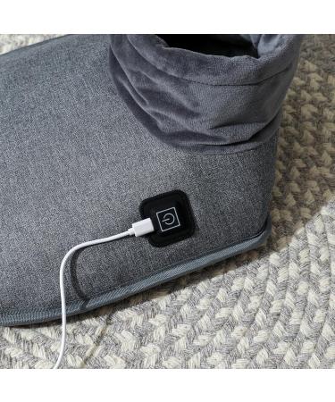Tita-Dong Electrical Foot Warmer | Soft Under Desk Foot Heater Pillow | 3 Temperature Levels | 6-Hour Timer | Gray Upgrade - Cozy Comfort for Home & Office - Buy Online on GoSupps.com