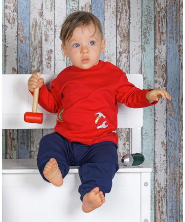 Playshoes Unisex Kid's Baby-Pumphose Sweat Jogging Pants in Navy - Size 62 - Buy Online on GoSupps.com