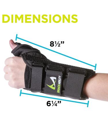 Thumb & Wrist Spica Splint for De Quervain's Tenosynovitis, Tendonitis, Arthritis & Sprains - Small Left Hand Brace - Buy Online on GoSupps.com