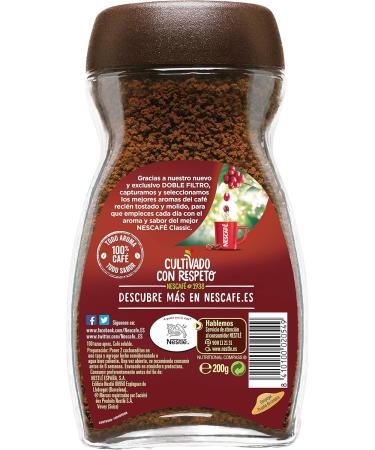 Nescaf Classic Soluble Natural Coffee 200g - Buy Online on GoSupps.com