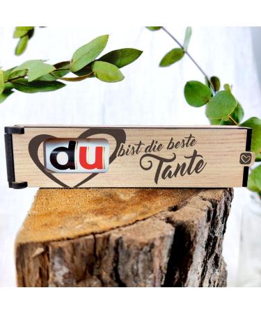 Aunt gift - chocolate bar gift box incl. Duplo - you are the best aunt - best aunt gift aunt gift birthday uncle and aunt gift aunt gift Christmas family: aunt