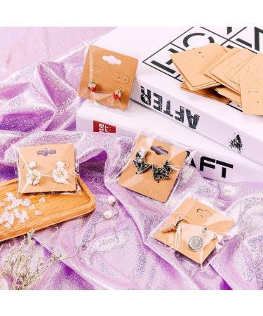 Earring Card Holder with Display Cards, Backs, and Self-Sealing Bags - Jewelry Display Solution - Buy Online on GoSupps.com