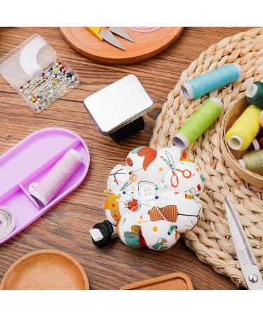 2-Piece Magnetic Wrist Sewing Pincushion Set for DIY Craft and Hand Sewing - Includes Wrist Pin Cushions and Needle Holder Band - Buy Online on GoSupps.com