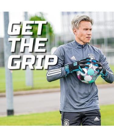 Gripmode Aqua Hybrid Goalkeeper Gloves - Football Gloves for All Ages - Size 7-11 - Weather-Resistant GripTec Surface - Buy Online on GoSupps.com