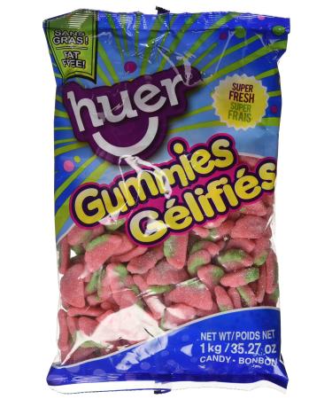 Huer Bulk Small Sour Watermelon Wedges x1kg 1.00-Kilogram