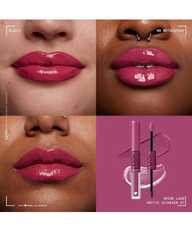 NYX Lip Gloss - High Pigment Long Lasting Shine - 27 Hottie Hijacker - Buy Online on GoSupps.com