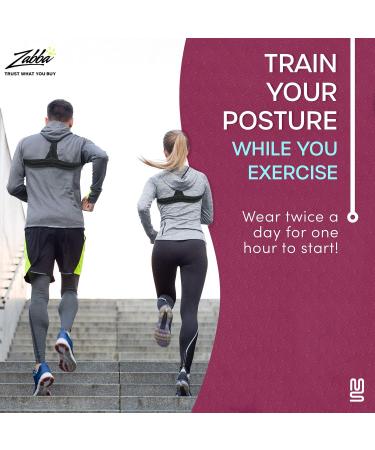 Modetro Sports Back Brace Posture Corrector - Small Upper Back Support for Men and Women - Shoulder and Spine Support - Nude, S (Pack of 1) - Buy Online on GoSupps.com