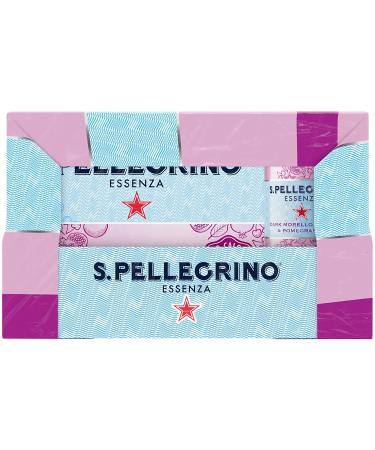 S.Pellegrino Essenza Dark Morello Cherry & Pomegranate Mineral Water - 24 Pack, 11.15 Fl Oz Cans - Buy Online on GoSupps.com