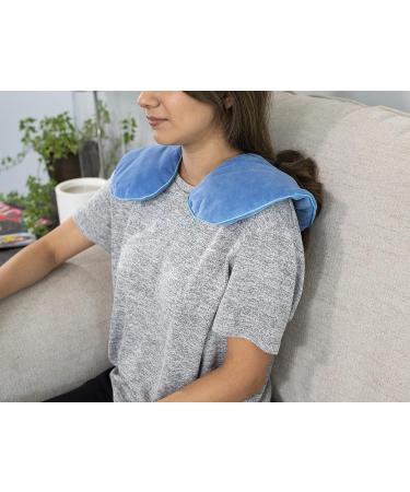 DreamTime Microwaveable Crescent Wrap - Lavender, Lemongrass, and Chamomile Neck and Shoulder Relaxer for Stress Relief - Buy Online on GoSupps.com