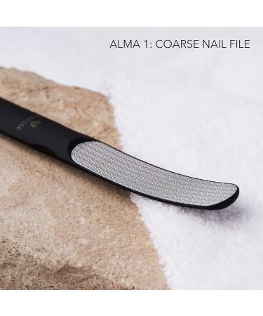 Buy Dynesse 3 Set Nail Filing Tools - Rough Medium & Fine Stainless Steel Files for Professional Pedicure Studios | Durable & Eco-Friendly - Buy Online on GoSupps.com