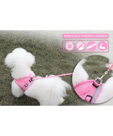 Pet's Playground XS Pink Small Dog Harness for Puppies - UK | Dog Harness for Small Dogs - Buy Online on GoSupps.com