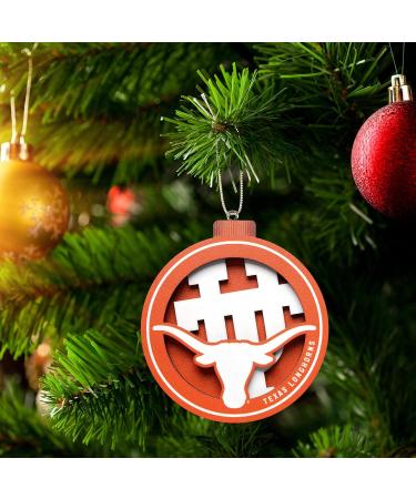 YouTheFan NCAA Texas Longhorns 3D Logo Ornament - Official Team Colors Perfect for Fans & Collectors - Buy Online on GoSupps.com