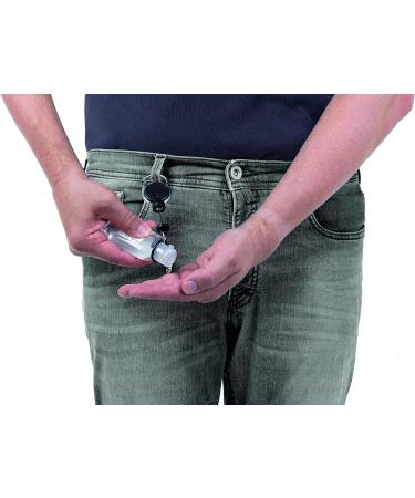 Durable JoJo Clip Holder for Small Disinfection Bottles - 600mm Strap Black Pack of 5 | International Shipping Available - Buy Online on GoSupps.com