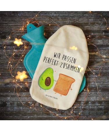 Mr. & Mrs. Panda Warm Bottle Avocado Toast | Perfect Gift for Lovers - Warming Pillow Engaged Healthy Toasted Bread Design - Buy Online on GoSupps.com