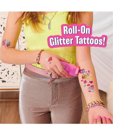 Shimmer Me Body Art Kit: Cool Maker with 4 Metallic Foils and 180 Designs - Temporary Tattoo Kids Toys, Ages 8 - Buy Online on GoSupps.com