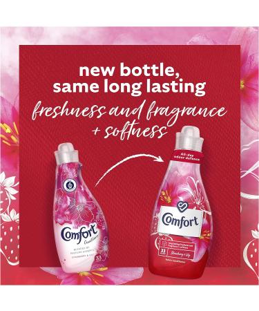 Comfort Creations Strawberry & Lily Fabric Conditioner 33 Wash 1.16L - Pack of 1 | Fresh Scent | Long-lasting Fragrance - Buy Online on GoSupps.com