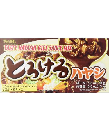 S&B Tasty Hayashi Rice Sauce Mix, 5.6-Ounce 5.6 Ounce (Pack of 1)