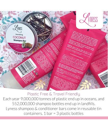 Lyness Sweet Orange Shampoo & Conditioner Bar Set | Organic Eco-Friendly & Plastic-Free | Best Natural Hair Care - Buy Online on GoSupps.com