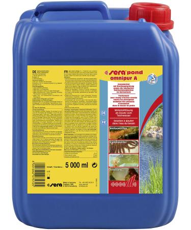 sera pond omnipur A 5 liters - water conditioner against the most common pond ornamental fish diseases 5 l Single