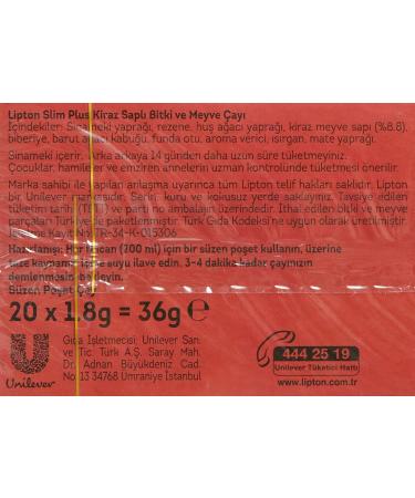 Lipton Slim Plus - Cherry - Buy Online on GoSupps.com
