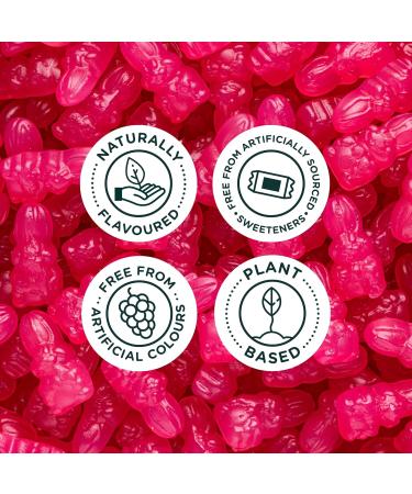 SmartSweets Berry Bunnies gummy Easter candy 50 gram pouches (pack of 14) - Buy Online on GoSupps.com
