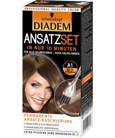 Diadem root set A1 light to medium brown pack of 3 (3 x 1 piece)