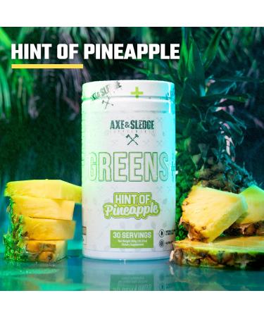 Greens+ Superfood Powder - Antioxidants Probiotics & Digestive Enzymes - KSM-66 Ashwagandha & Coconut Water - Naturally Flavored (30 Servings - Buy Online on GoSupps.com